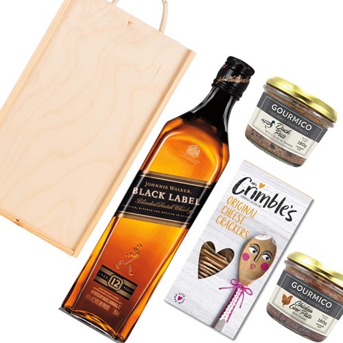 Johnnie Walker Black Label Whisky And Pate Gift Box